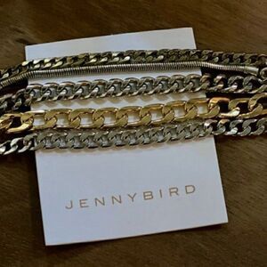 NWT Jenny Bird Austin Cuff Chain Bracelet